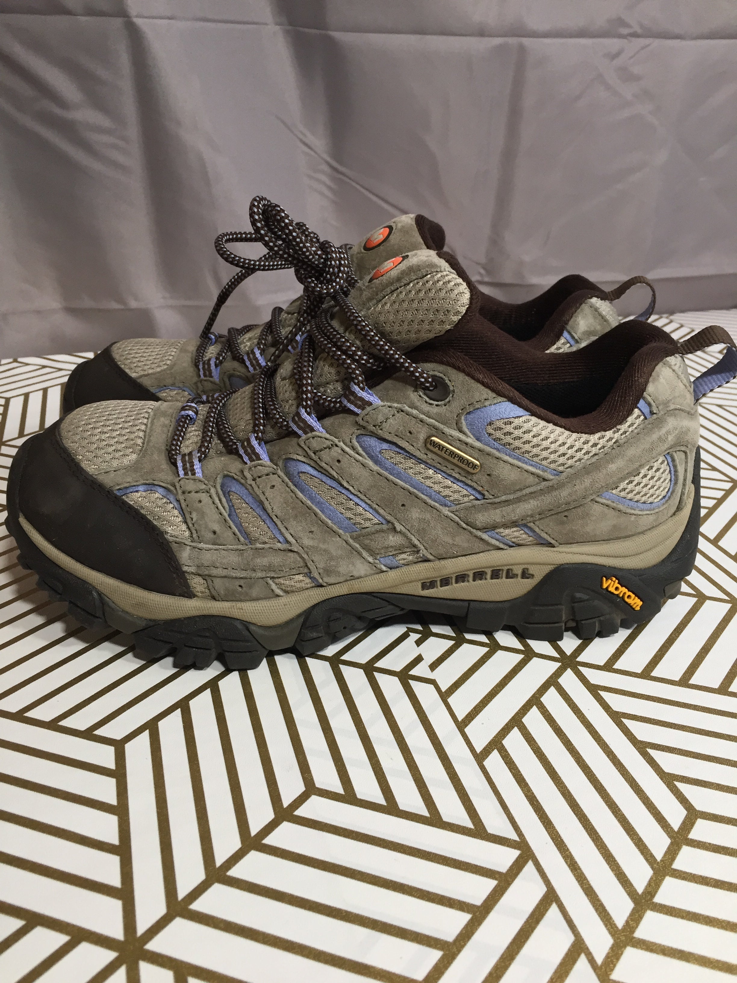 Merrell Women's Hiking Shoe US 10 - NO BOX - Olive/Lilac (8012052693230)